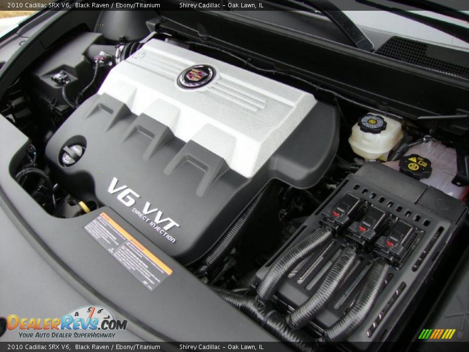 2010 Cadillac SRX V6 Black Raven / Ebony/Titanium Photo #16