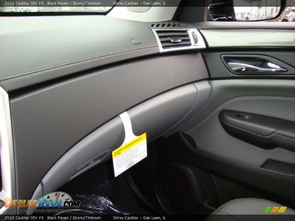 2010 Cadillac SRX V6 Black Raven / Ebony/Titanium Photo #20