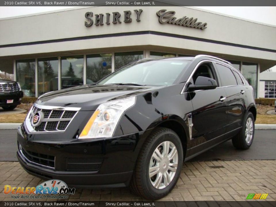 2010 Cadillac SRX V6 Black Raven / Ebony/Titanium Photo #1