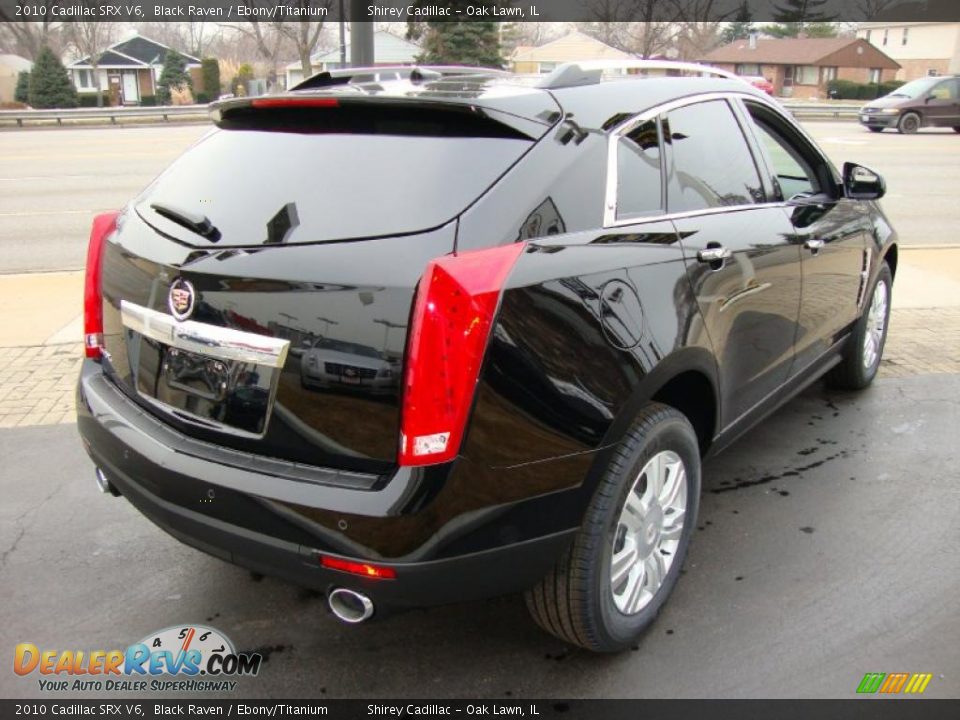 2010 Cadillac SRX V6 Black Raven / Ebony/Titanium Photo #4