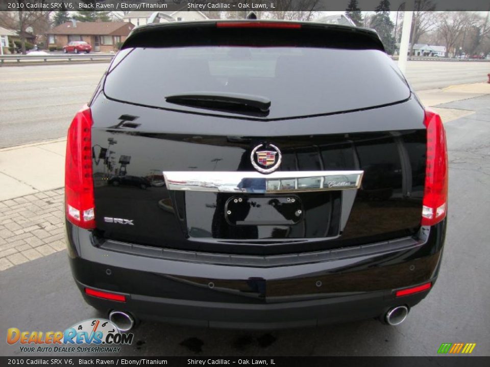 2010 Cadillac SRX V6 Black Raven / Ebony/Titanium Photo #5