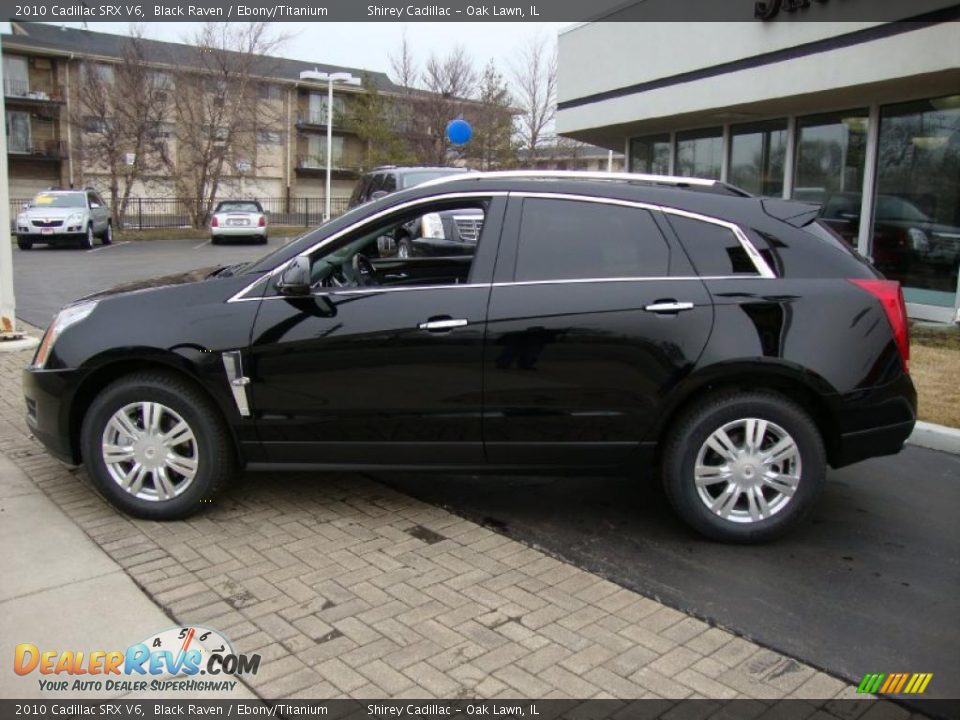 2010 Cadillac SRX V6 Black Raven / Ebony/Titanium Photo #7