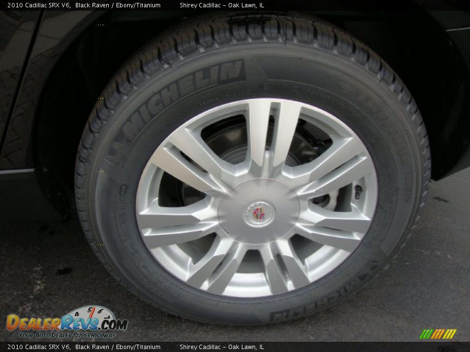 2010 Cadillac SRX V6 Black Raven / Ebony/Titanium Photo #8