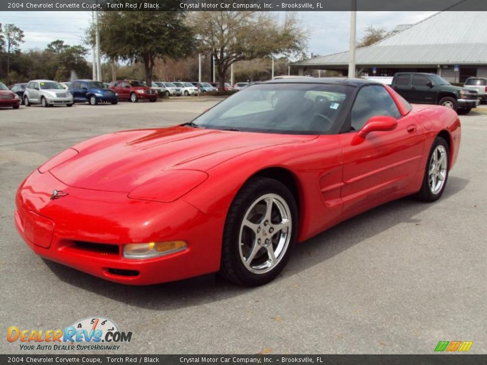 2004 Chevrolet Corvette Coupe Torch Red / Black Photo #1