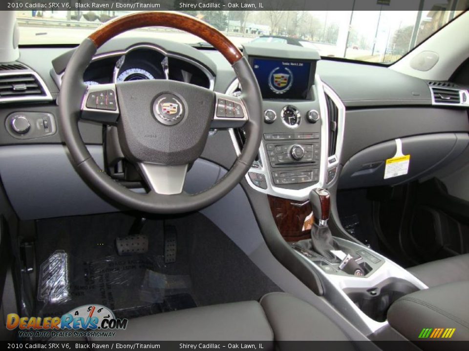 2010 Cadillac SRX V6 Black Raven / Ebony/Titanium Photo #11