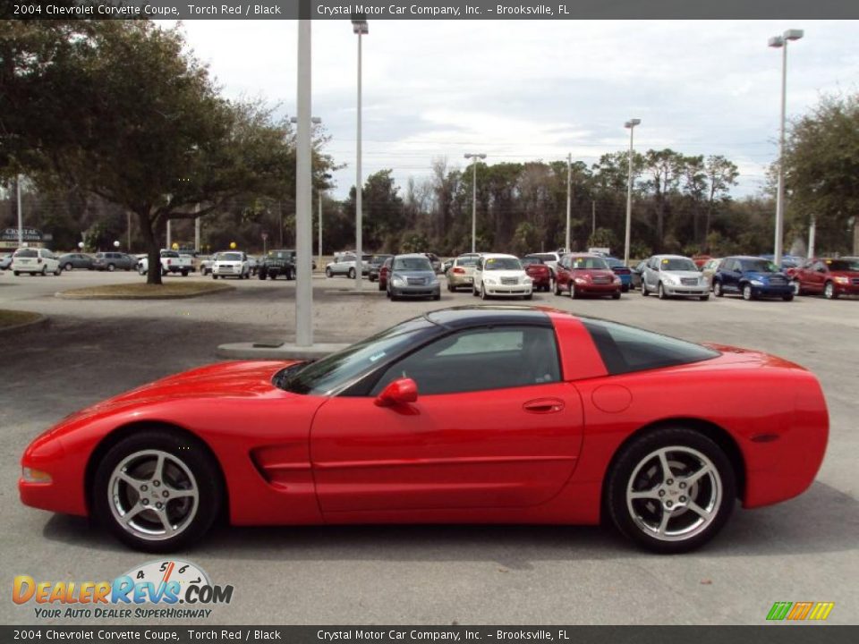 2004 Chevrolet Corvette Coupe Torch Red / Black Photo #2