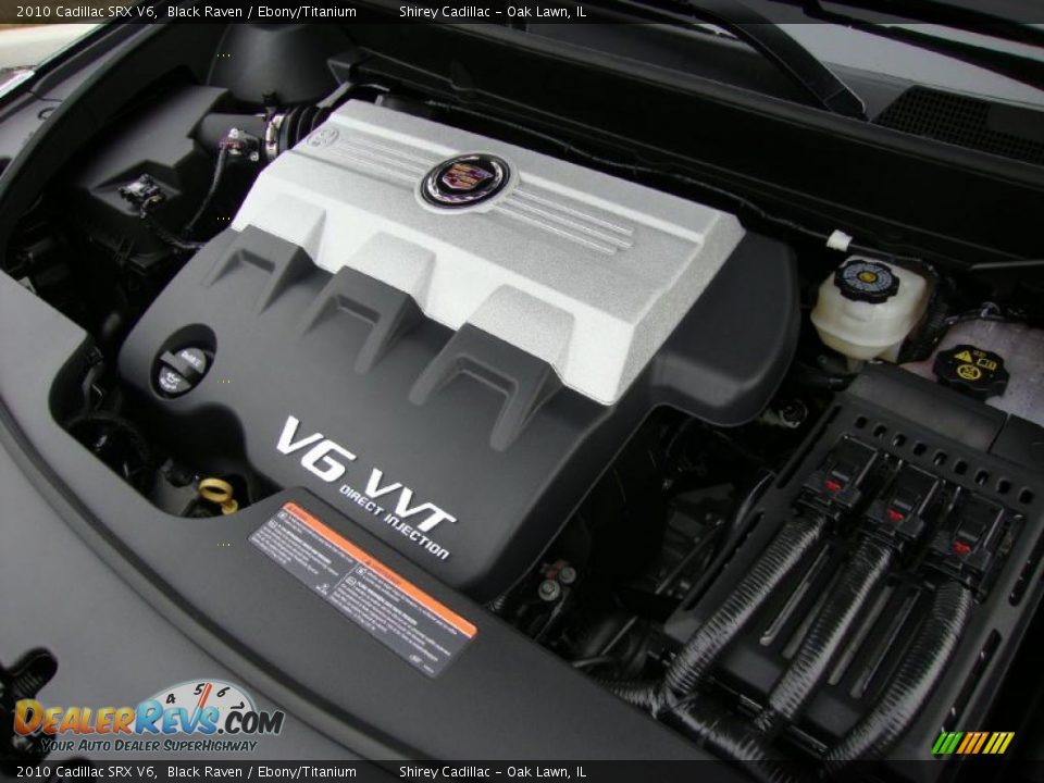2010 Cadillac SRX V6 Black Raven / Ebony/Titanium Photo #16