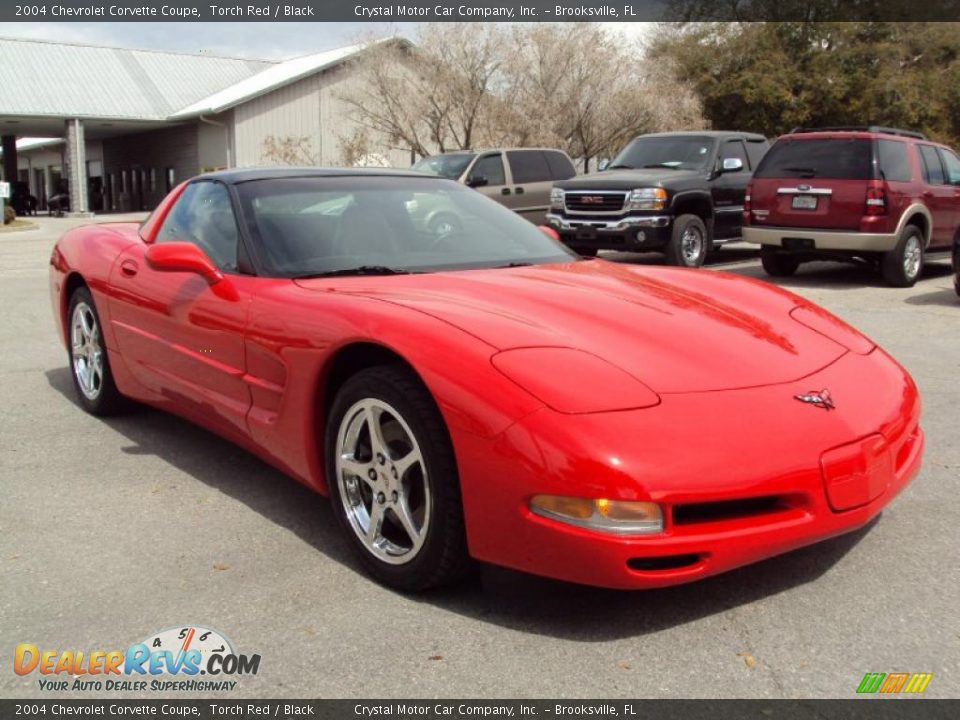 2004 Chevrolet Corvette Coupe Torch Red / Black Photo #9