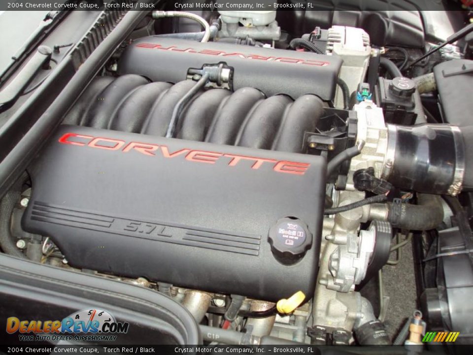 2004 Chevrolet Corvette Coupe Torch Red / Black Photo #14