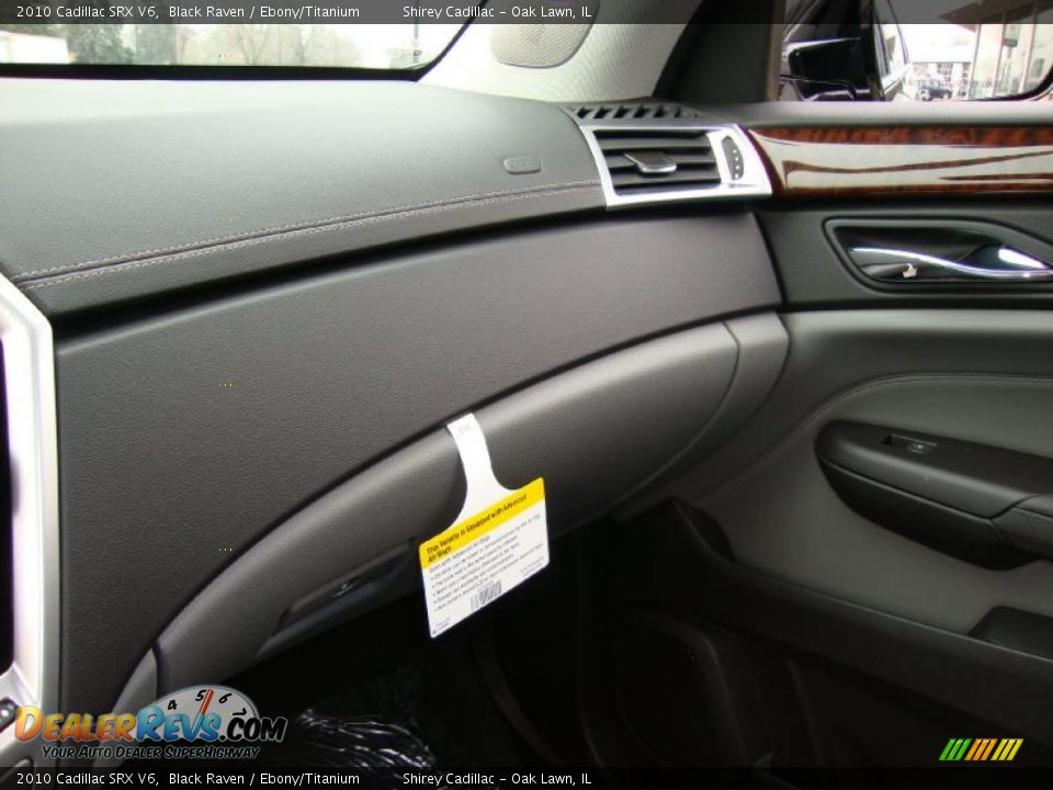 2010 Cadillac SRX V6 Black Raven / Ebony/Titanium Photo #20