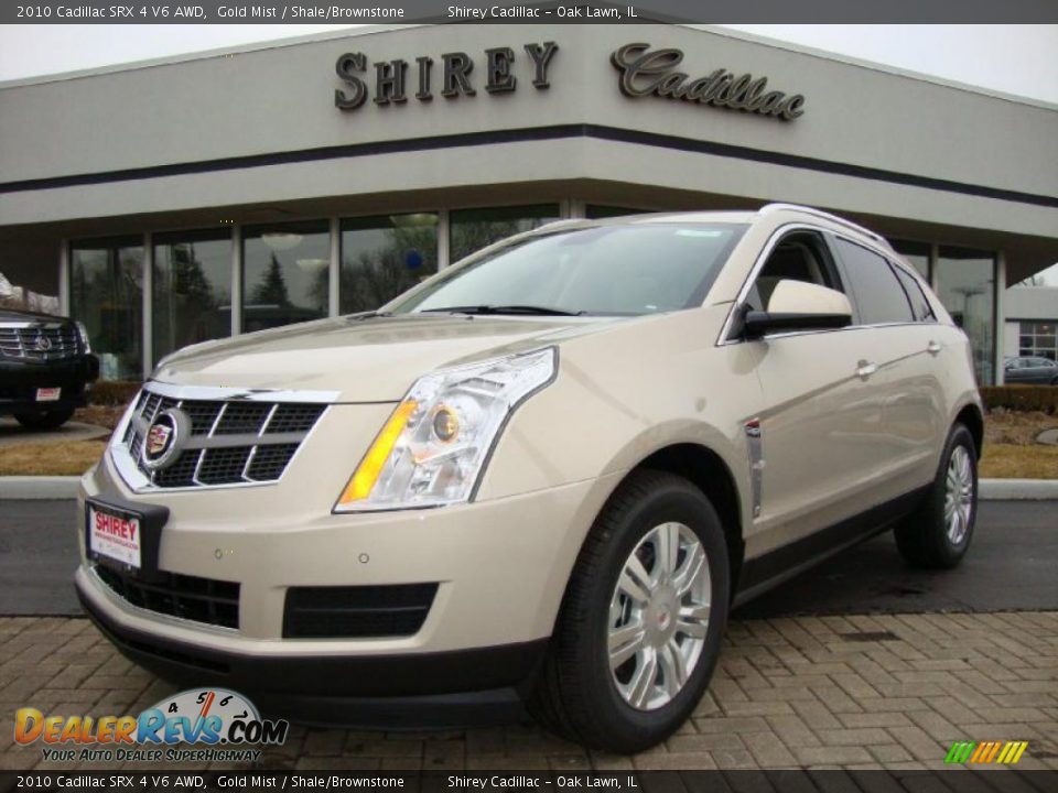 2010 Cadillac SRX 4 V6 AWD Gold Mist / Shale/Brownstone Photo #1