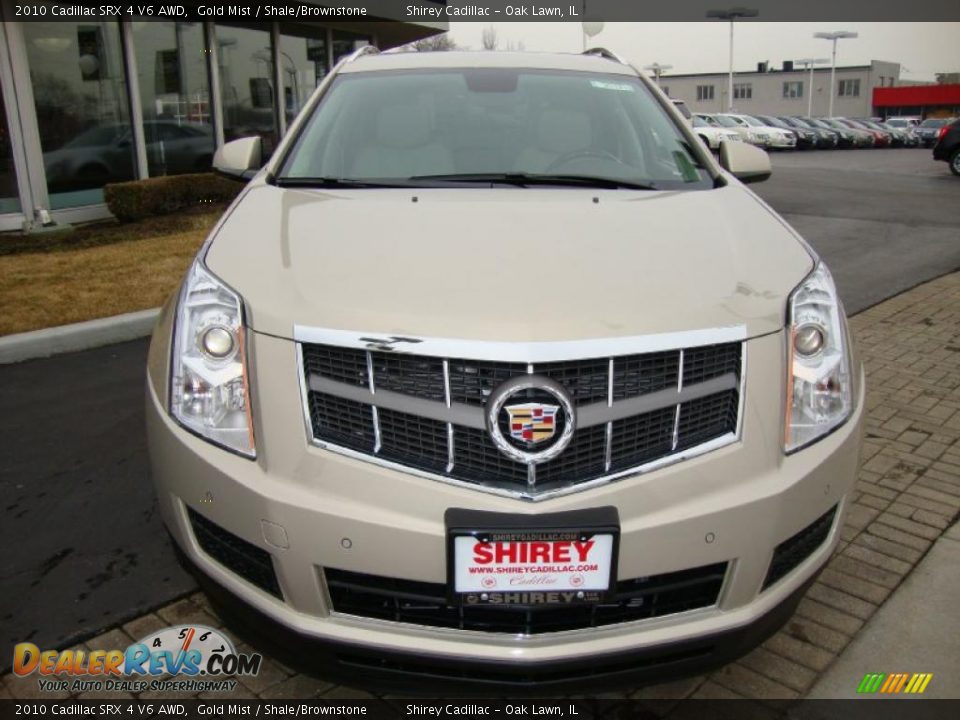 2010 Cadillac SRX 4 V6 AWD Gold Mist / Shale/Brownstone Photo #2