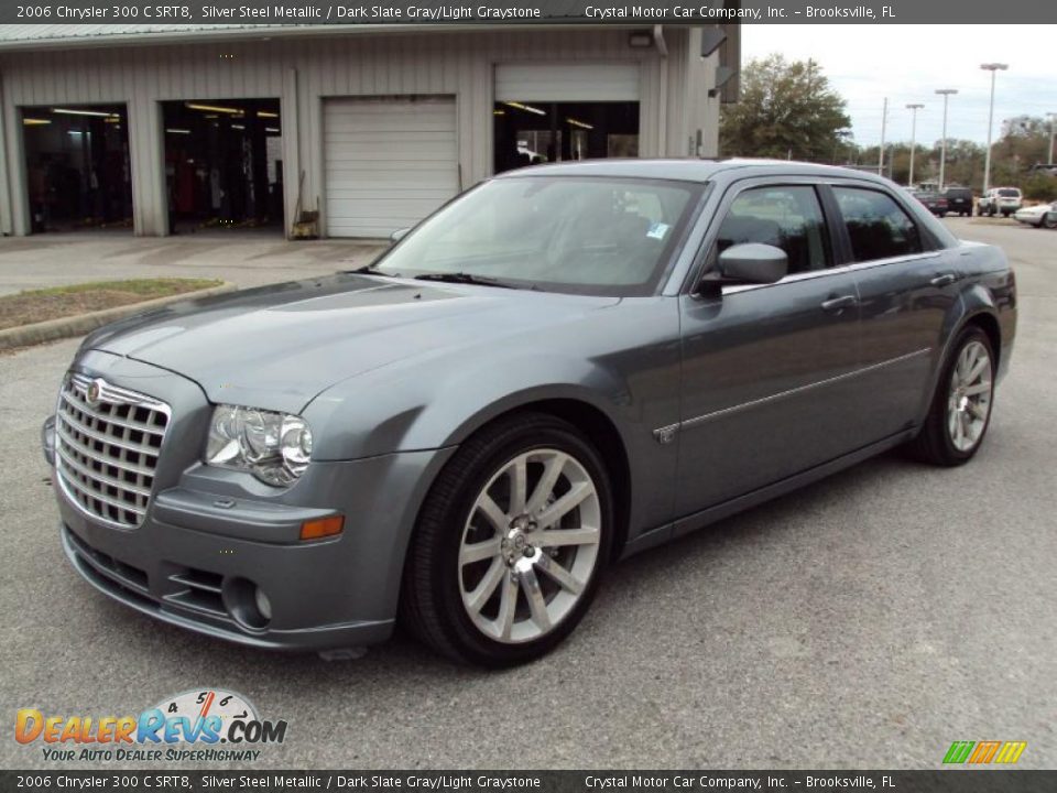 2006 Chrysler 300 C SRT8 Silver Steel Metallic / Dark Slate Gray/Light Graystone Photo #1