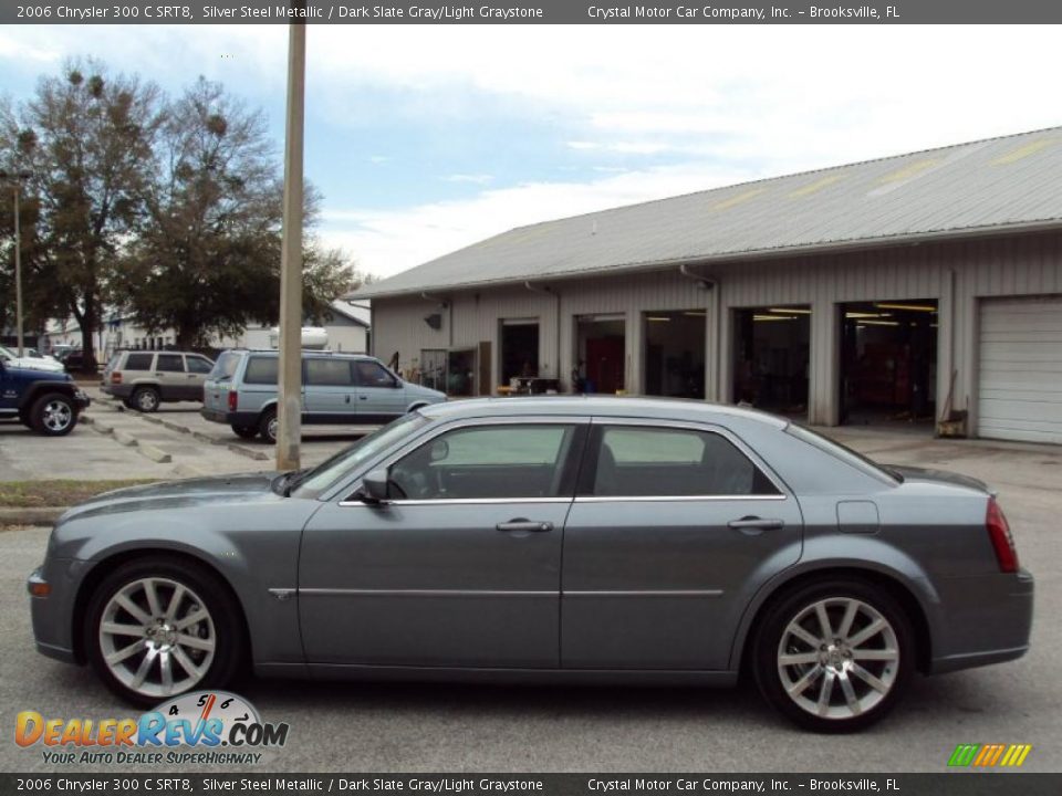 2006 Chrysler 300 C SRT8 Silver Steel Metallic / Dark Slate Gray/Light Graystone Photo #2