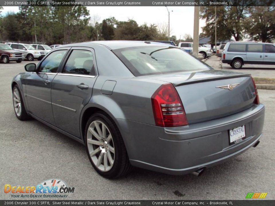 2006 Chrysler 300 C SRT8 Silver Steel Metallic / Dark Slate Gray/Light Graystone Photo #3