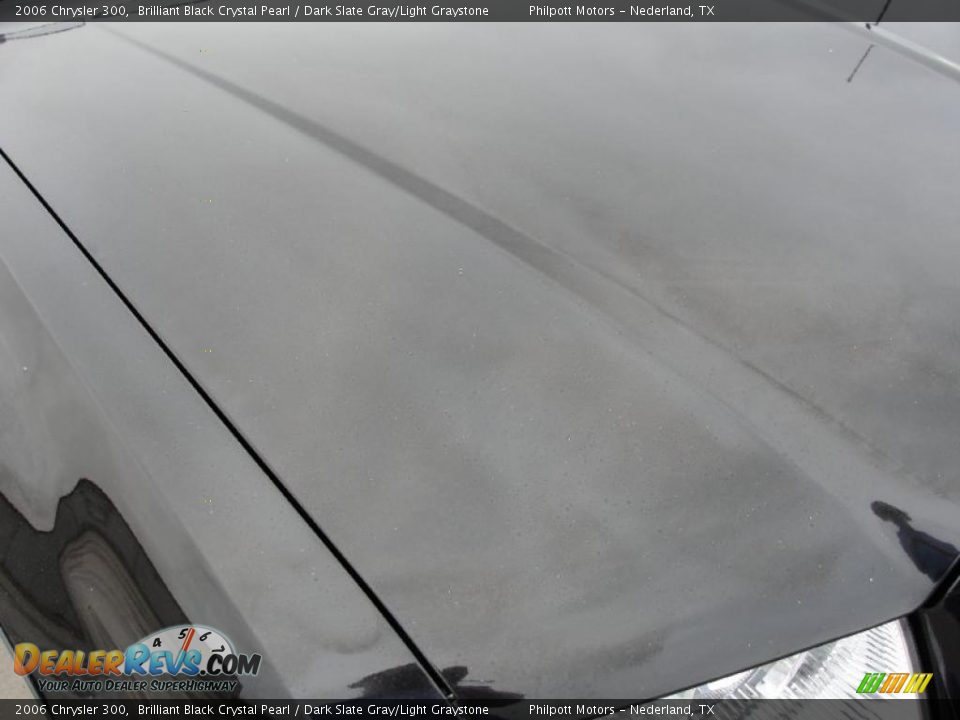 2006 Chrysler 300 Brilliant Black Crystal Pearl / Dark Slate Gray/Light Graystone Photo #12