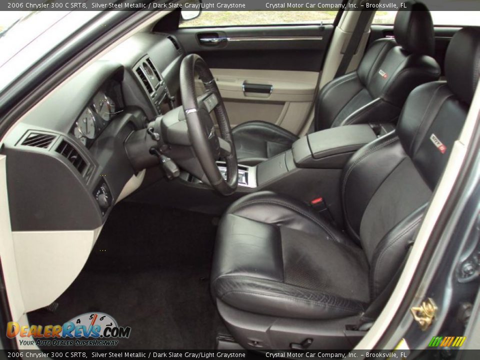 2006 Chrysler 300 C SRT8 Silver Steel Metallic / Dark Slate Gray/Light Graystone Photo #4