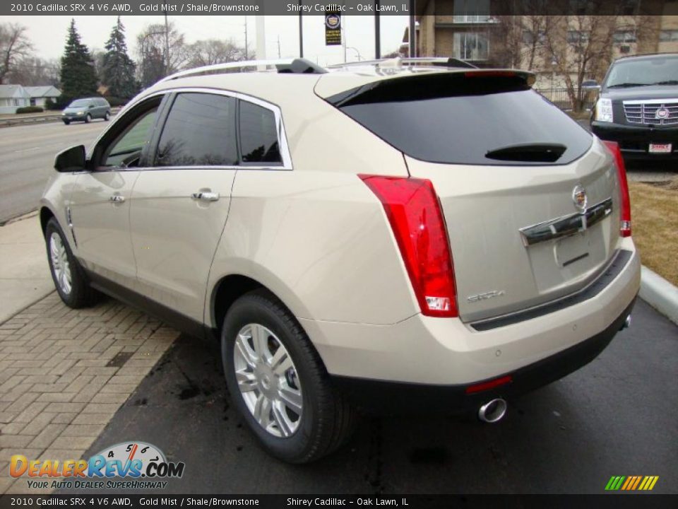 2010 Cadillac SRX 4 V6 AWD Gold Mist / Shale/Brownstone Photo #6