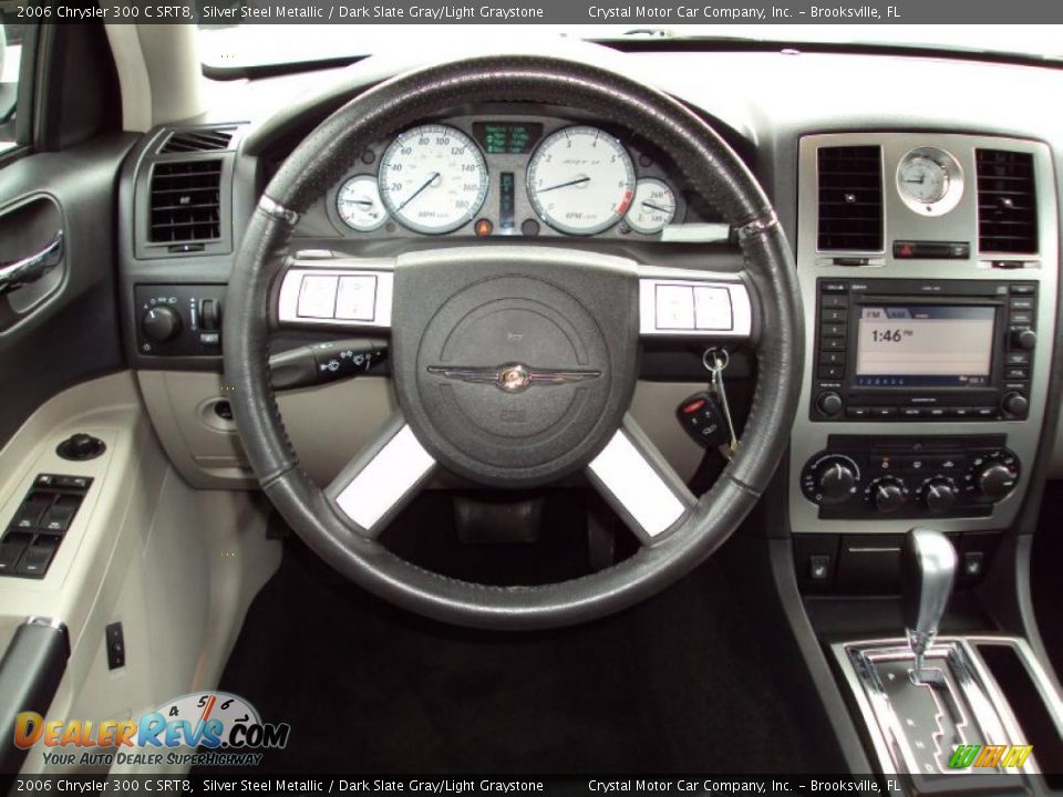 2006 Chrysler 300 C SRT8 Silver Steel Metallic / Dark Slate Gray/Light Graystone Photo #6