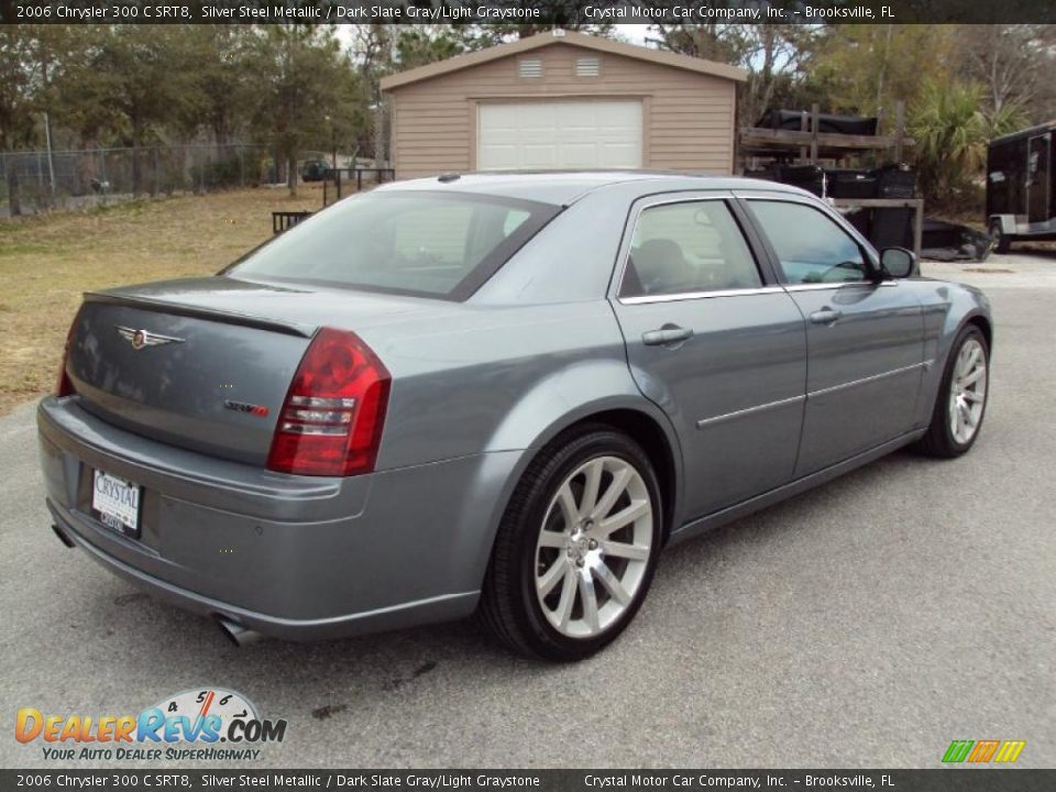 2006 Chrysler 300 C SRT8 Silver Steel Metallic / Dark Slate Gray/Light Graystone Photo #8