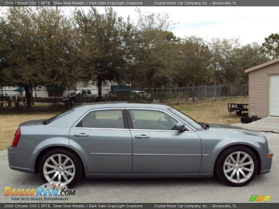 2006 Chrysler 300 C SRT8 Silver Steel Metallic / Dark Slate Gray/Light Graystone Photo #9