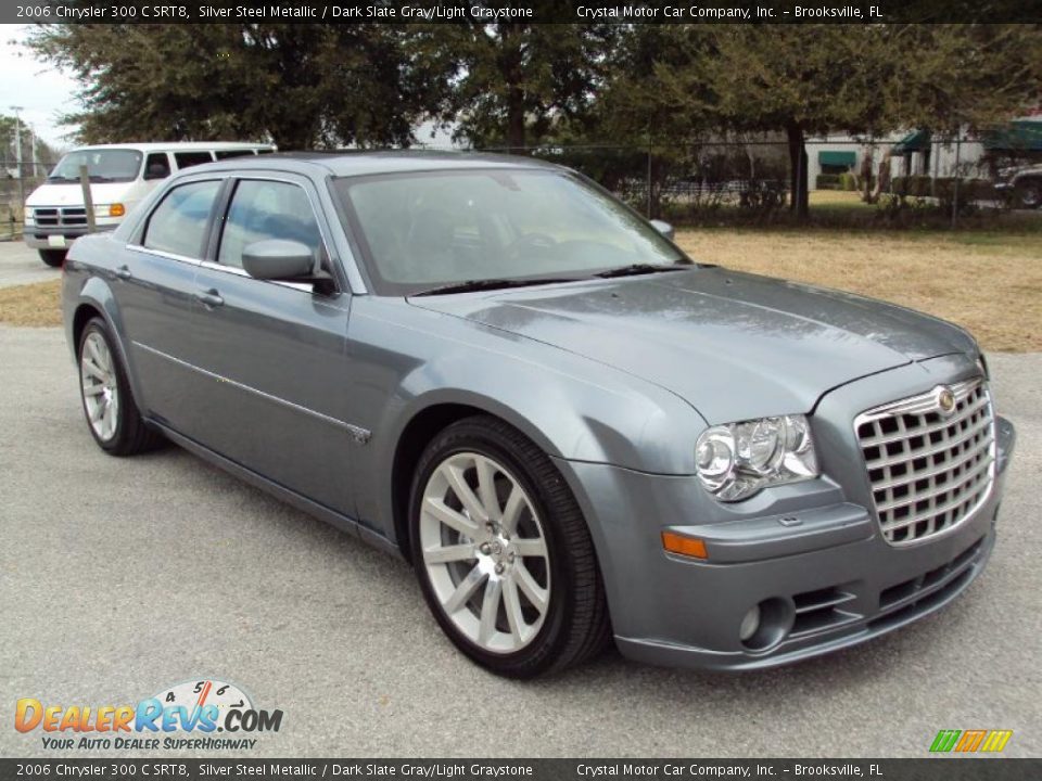 2006 Chrysler 300 C SRT8 Silver Steel Metallic / Dark Slate Gray/Light Graystone Photo #10