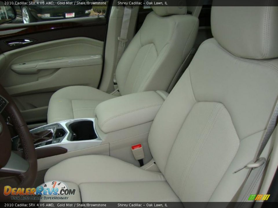 2010 Cadillac SRX 4 V6 AWD Gold Mist / Shale/Brownstone Photo #13