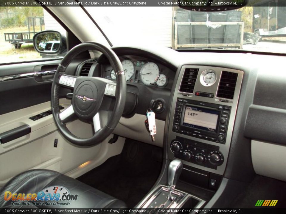 2006 Chrysler 300 C SRT8 Silver Steel Metallic / Dark Slate Gray/Light Graystone Photo #11