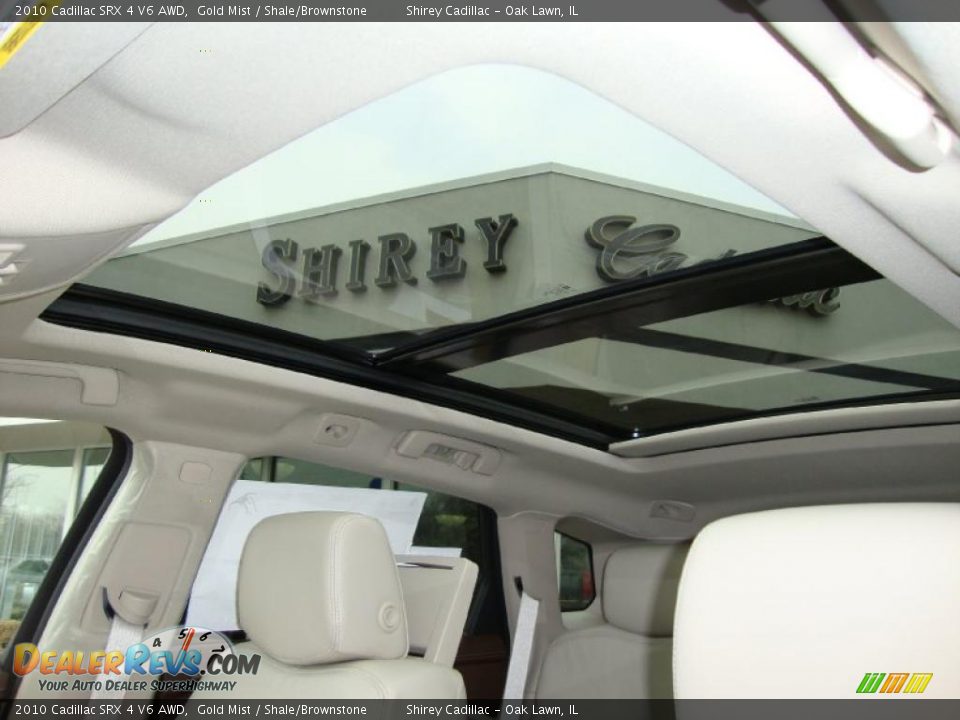 2010 Cadillac SRX 4 V6 AWD Gold Mist / Shale/Brownstone Photo #14