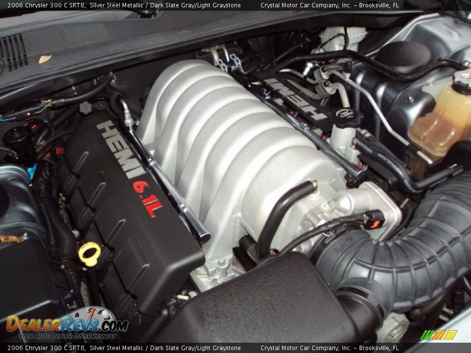 2006 Chrysler 300 C SRT8 Silver Steel Metallic / Dark Slate Gray/Light Graystone Photo #16