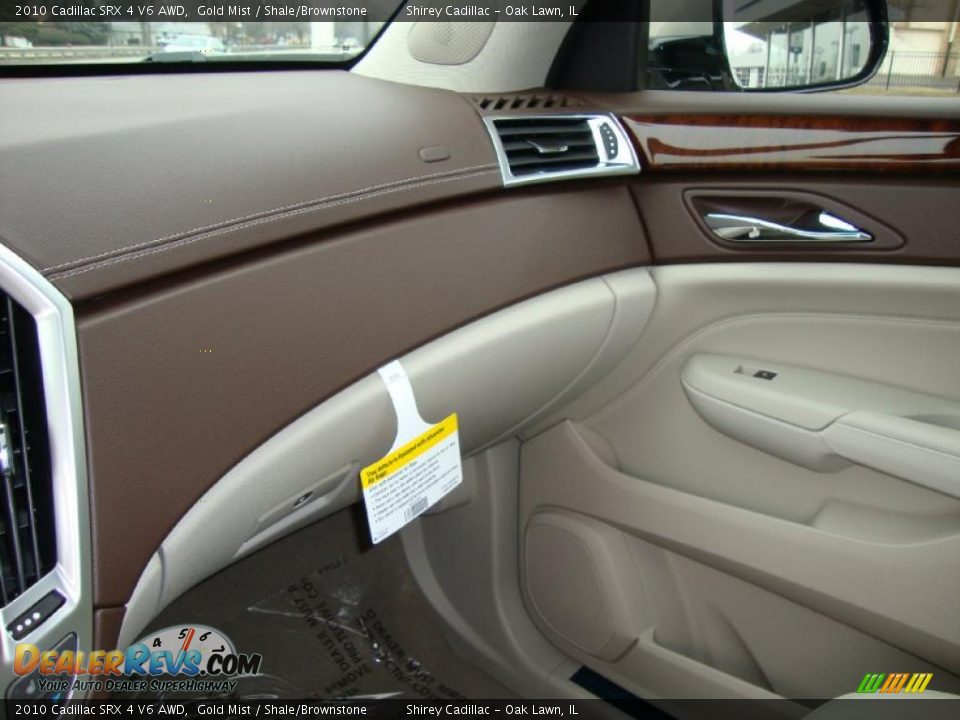 2010 Cadillac SRX 4 V6 AWD Gold Mist / Shale/Brownstone Photo #20