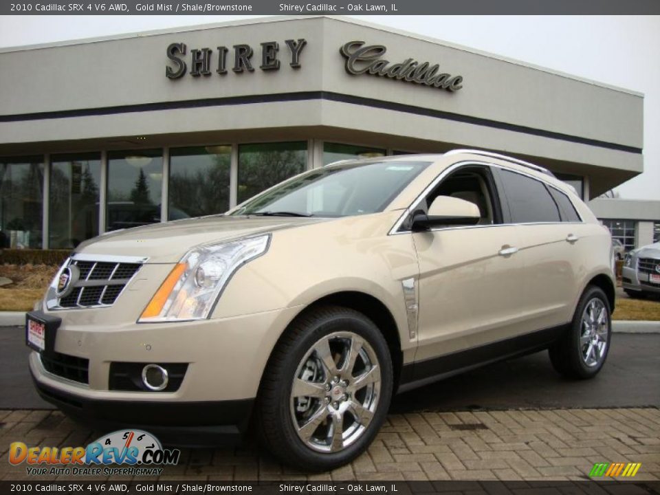 2010 Cadillac SRX 4 V6 AWD Gold Mist / Shale/Brownstone Photo #1