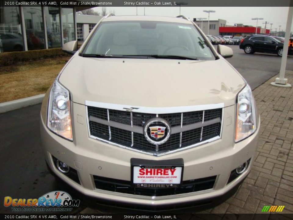 2010 Cadillac SRX 4 V6 AWD Gold Mist / Shale/Brownstone Photo #2