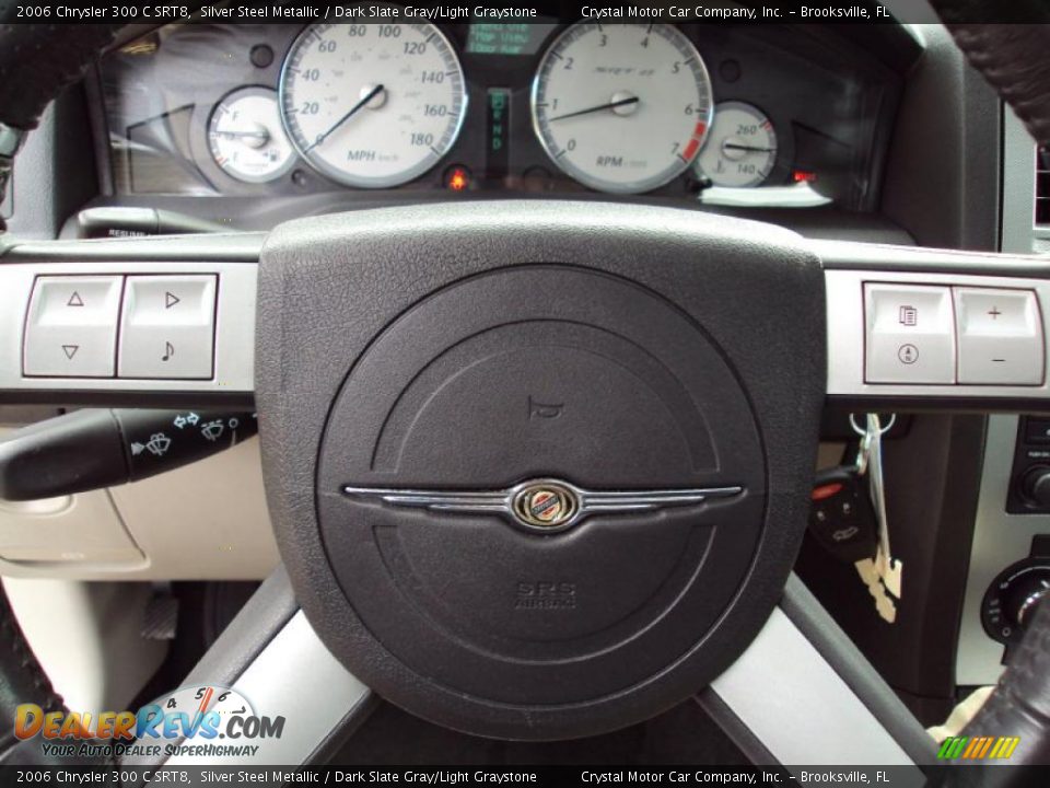 2006 Chrysler 300 C SRT8 Silver Steel Metallic / Dark Slate Gray/Light Graystone Photo #22