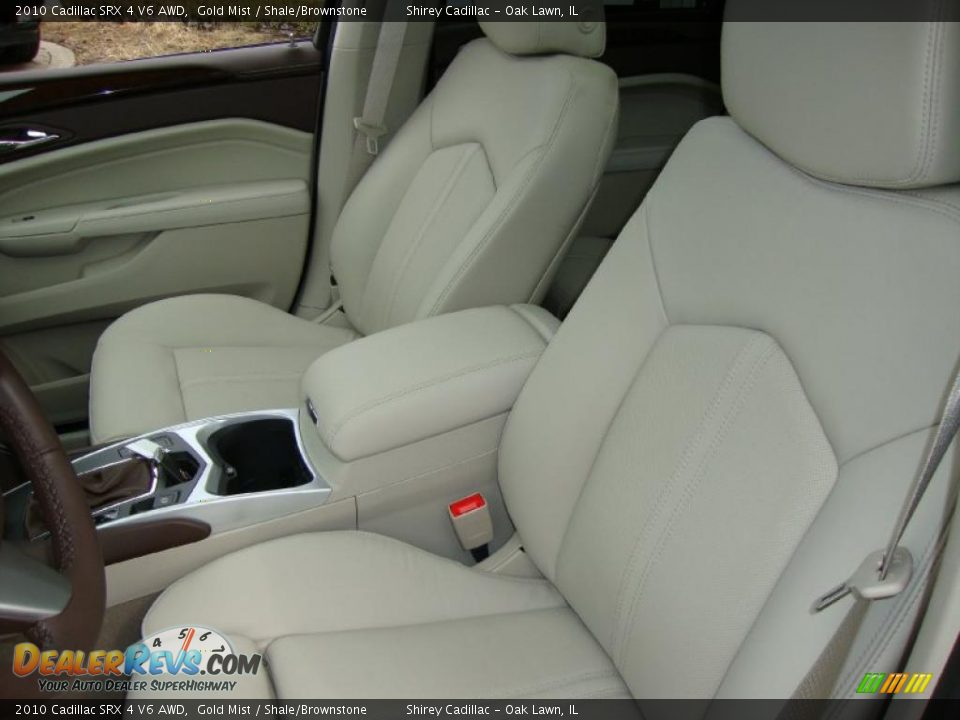 2010 Cadillac SRX 4 V6 AWD Gold Mist / Shale/Brownstone Photo #12