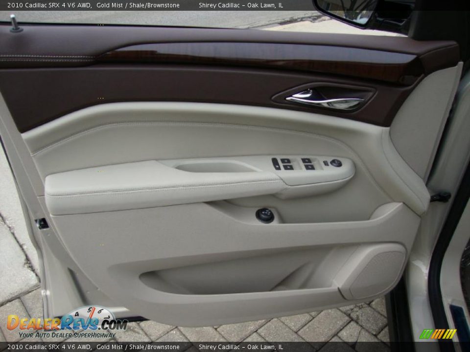 2010 Cadillac SRX 4 V6 AWD Gold Mist / Shale/Brownstone Photo #13