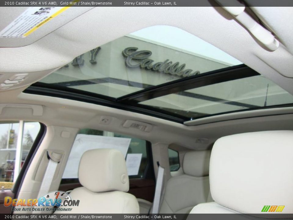 2010 Cadillac SRX 4 V6 AWD Gold Mist / Shale/Brownstone Photo #15