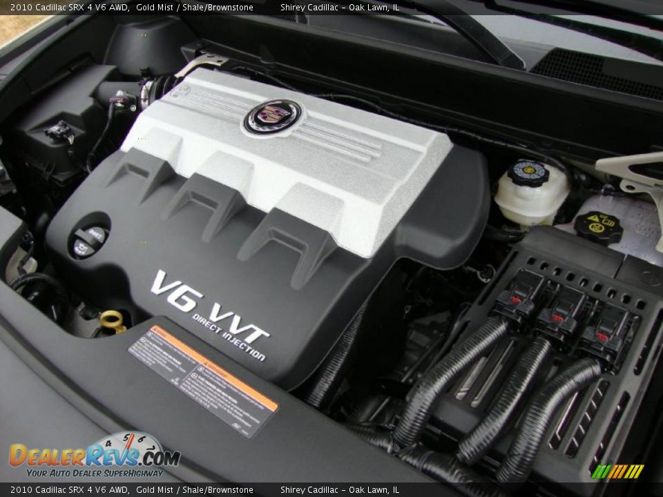 2010 Cadillac SRX 4 V6 AWD Gold Mist / Shale/Brownstone Photo #16