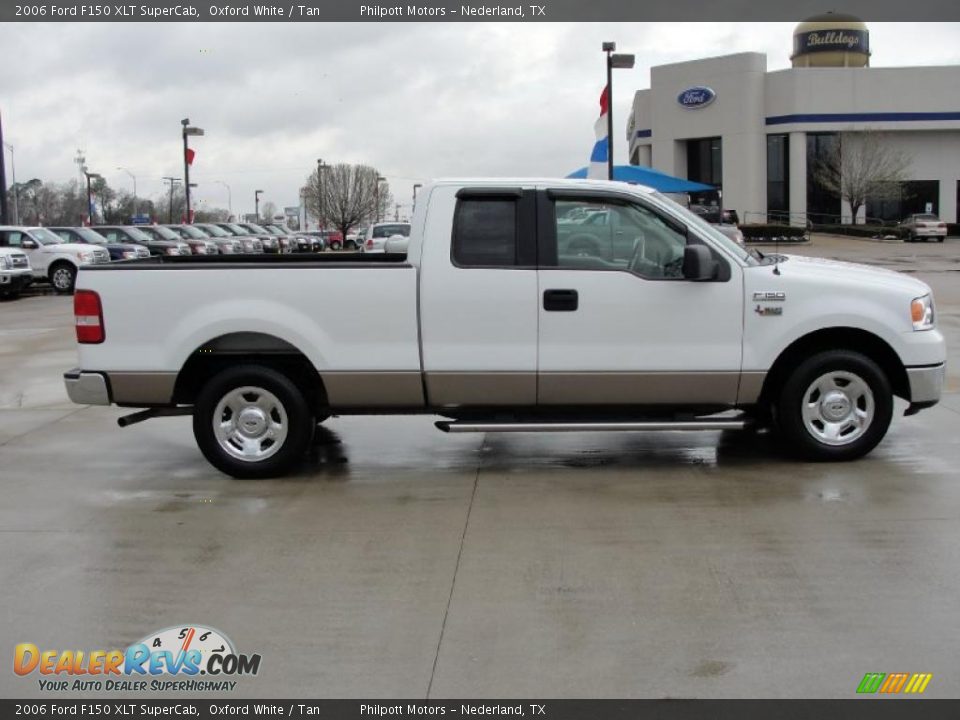 2006 Ford F150 XLT SuperCab Oxford White / Tan Photo #2