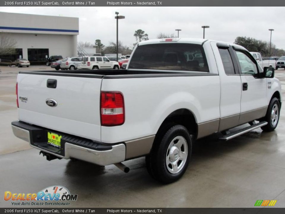 2006 Ford F150 XLT SuperCab Oxford White / Tan Photo #3