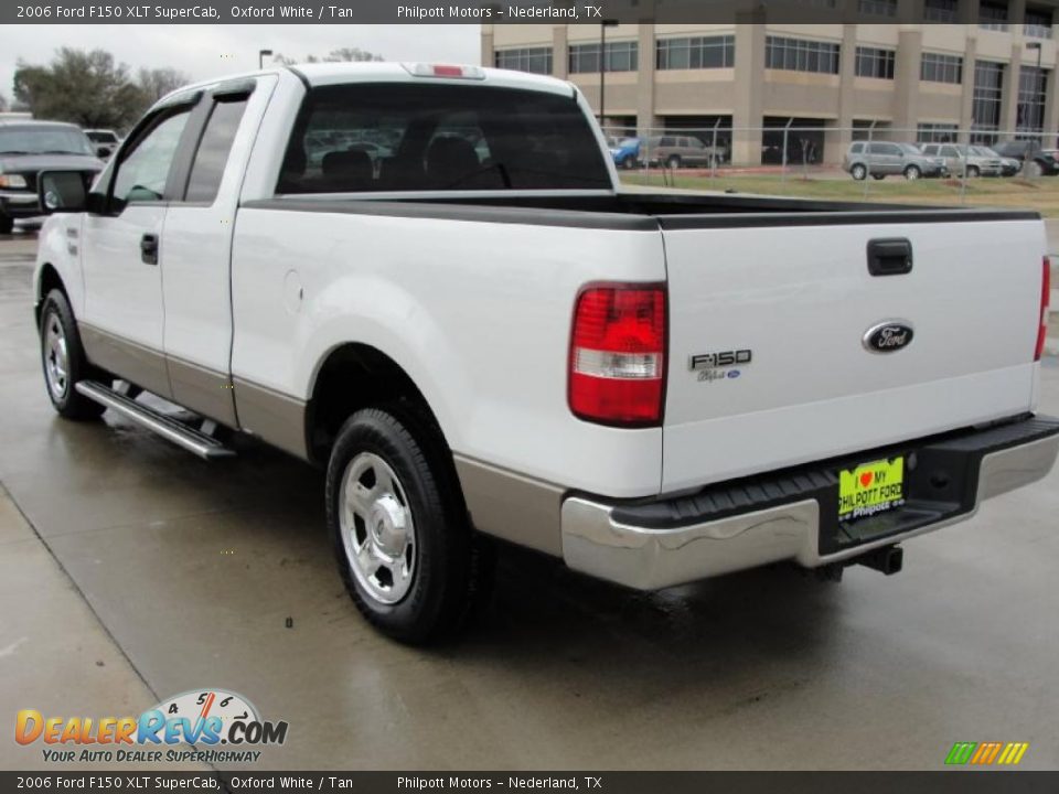 2006 Ford F150 XLT SuperCab Oxford White / Tan Photo #5