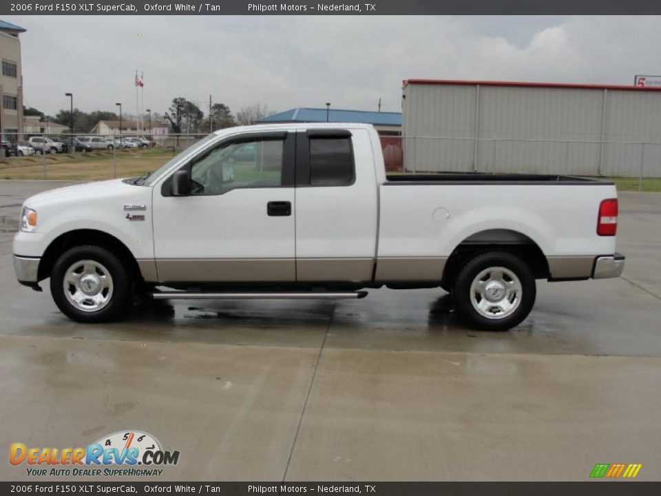 2006 Ford F150 XLT SuperCab Oxford White / Tan Photo #6