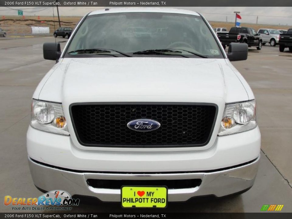 2006 Ford F150 XLT SuperCab Oxford White / Tan Photo #8