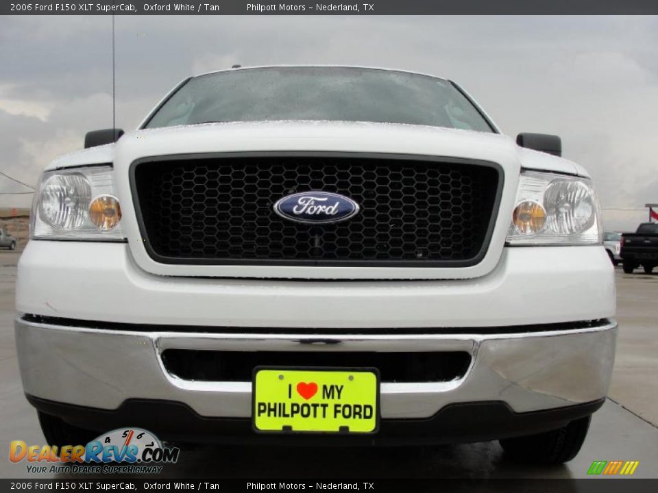 2006 Ford F150 XLT SuperCab Oxford White / Tan Photo #9
