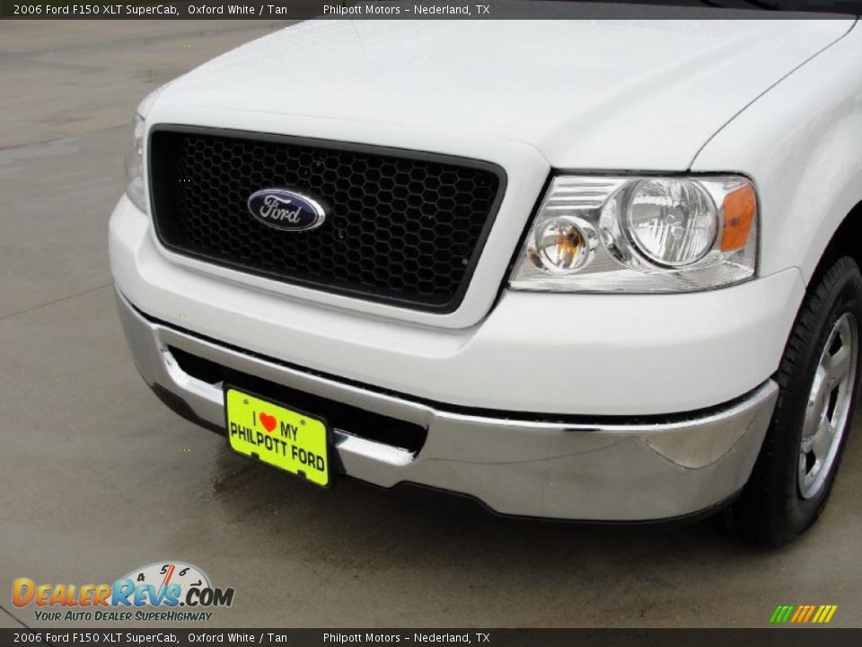 2006 Ford F150 XLT SuperCab Oxford White / Tan Photo #12
