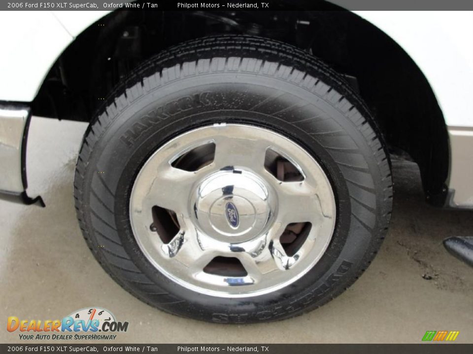 2006 Ford F150 XLT SuperCab Oxford White / Tan Photo #13