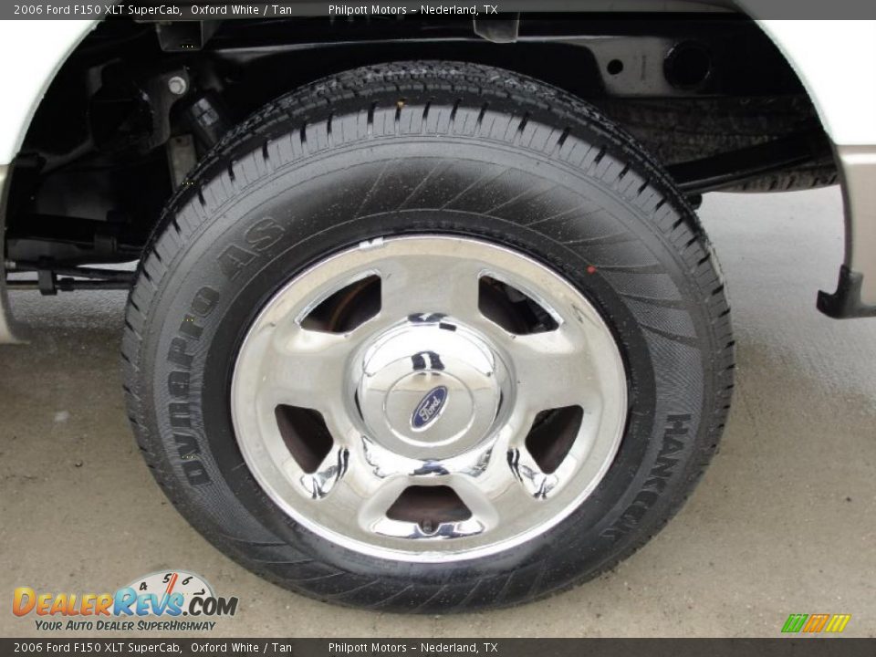 2006 Ford F150 XLT SuperCab Oxford White / Tan Photo #14