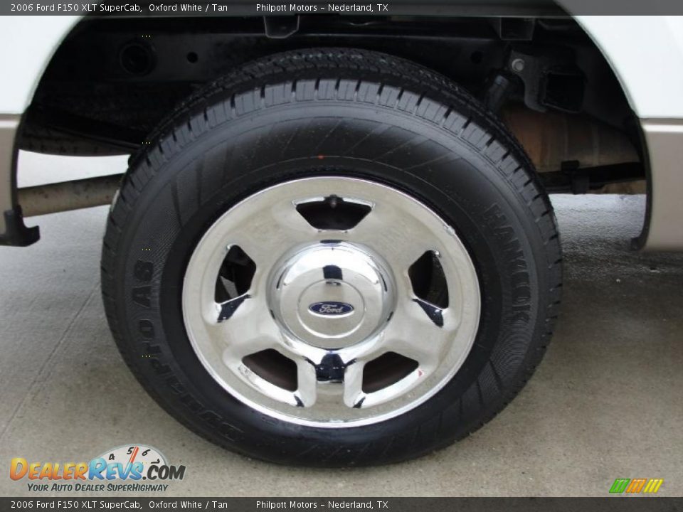 2006 Ford F150 XLT SuperCab Oxford White / Tan Photo #15