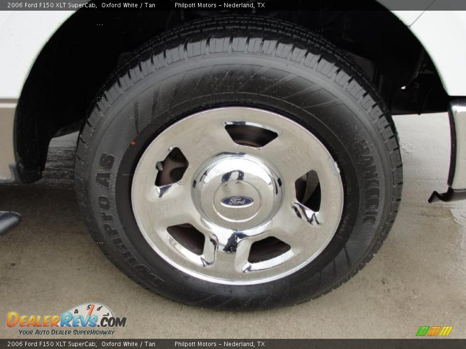 2006 Ford F150 XLT SuperCab Oxford White / Tan Photo #16
