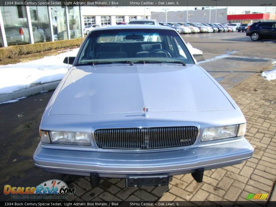 1994 Buick Century Special Sedan Light Adriatic Blue Metallic / Blue Photo #2